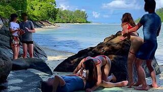 Public Beach Sex - Another Couple Watching Us porn video