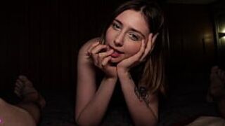 Real homemade sex of a young couple of students. porn video