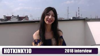 HOTKINKYJO Interview (2018 & remastered 2021). Official interview with real pornstar!