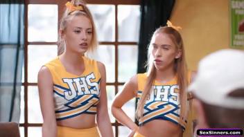 SexSinners.com - Cheerleaders rimmed and analed by coach